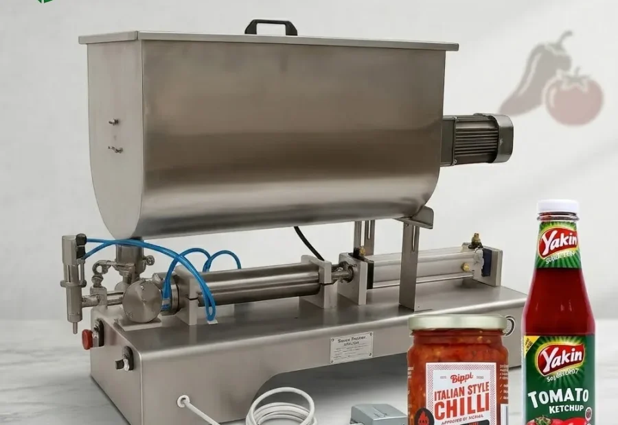 Semi Automatic Hot Sauce Filling Machine - Main Gallery