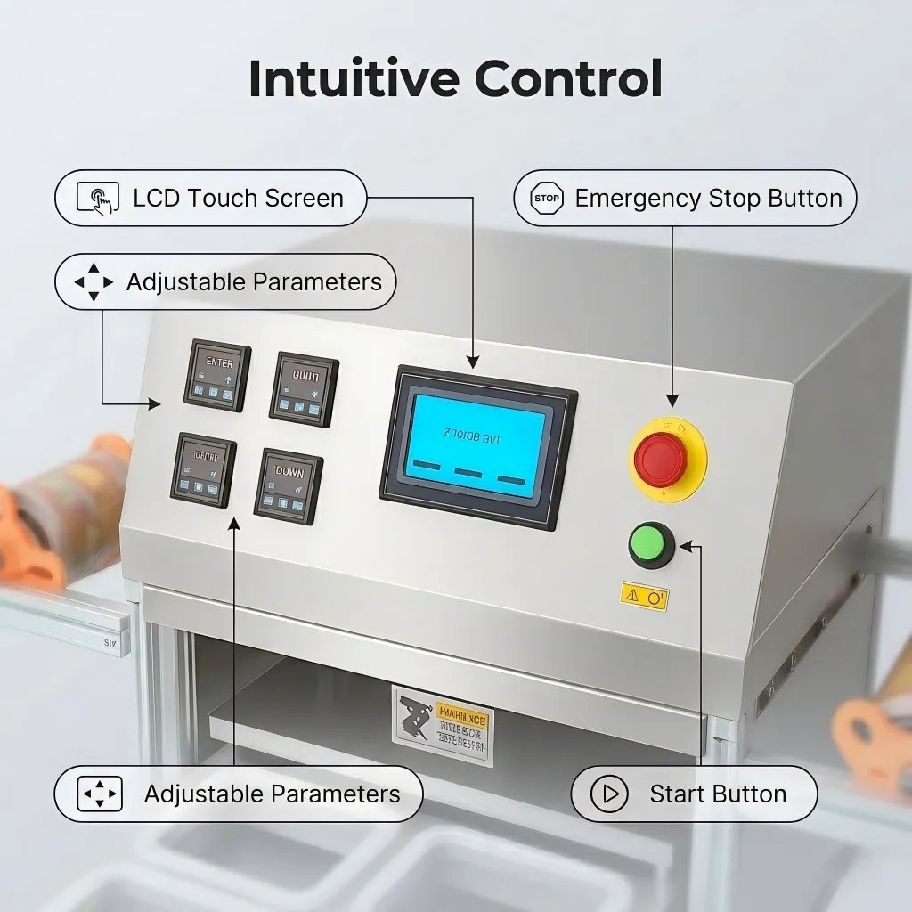 Plastic Food Tray Sealing Machine - Machine Details 2