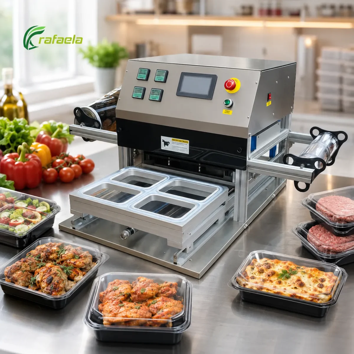 Plastic Food Tray Sealing Machine - Main Gallery