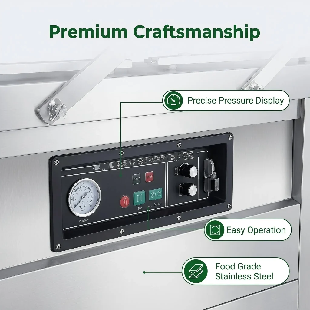 Industrial Food Vacuum Sealer Machine - Parameter Image 7